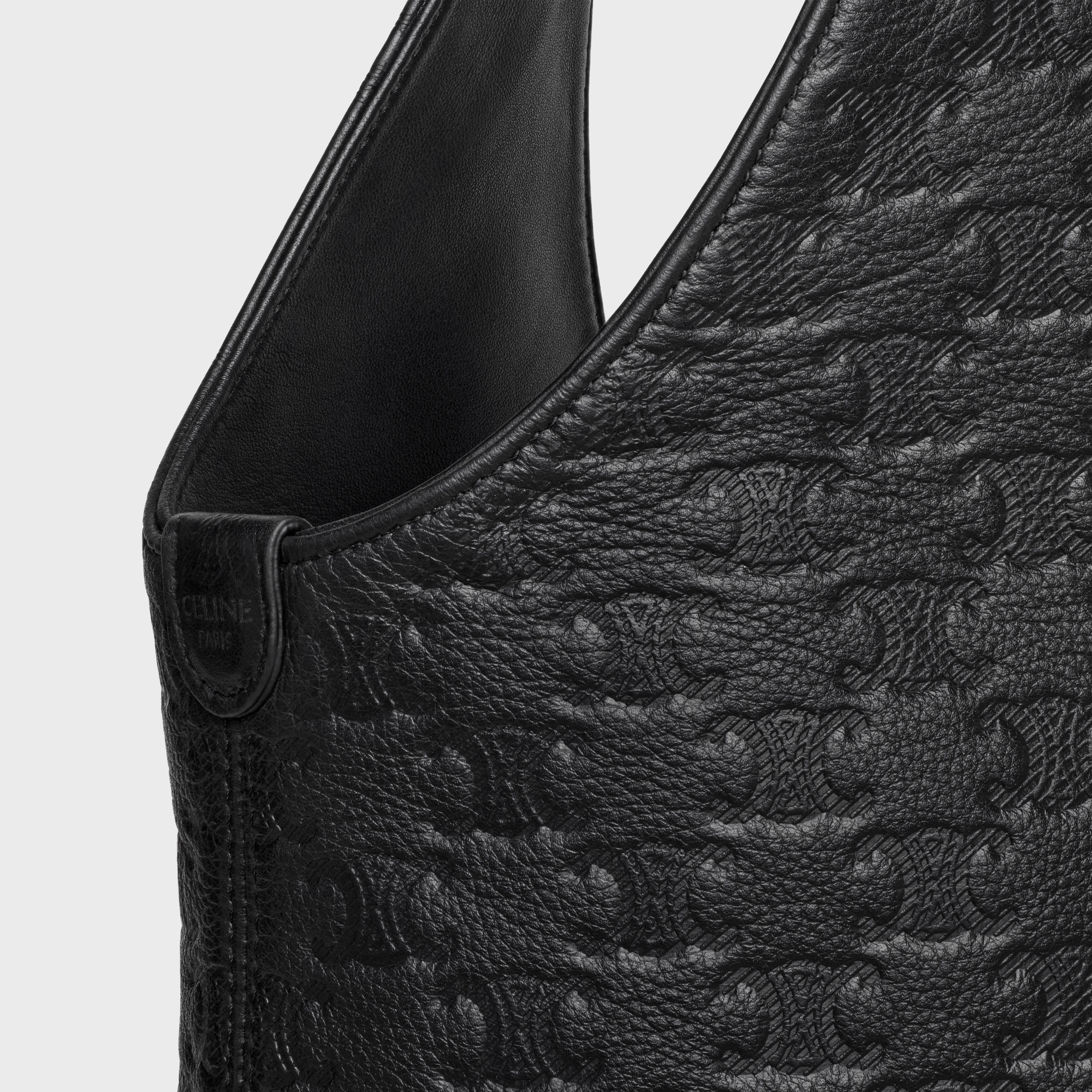 SHOPPER CABAS in CALFSKIN TRIOMPHE EMBOSSED - 4