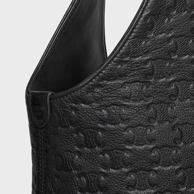 SHOPPER CABAS in CALFSKIN TRIOMPHE EMBOSSED 4