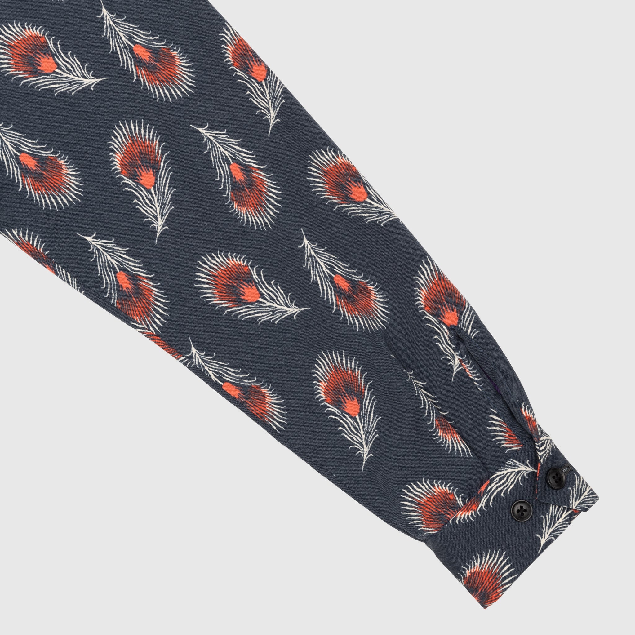WOOL GABARDINE PRINTED SPORT JACKET - 8
