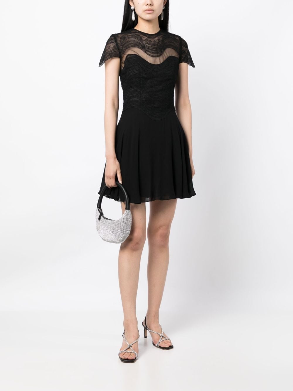Mangano silk georgette minidress - 2