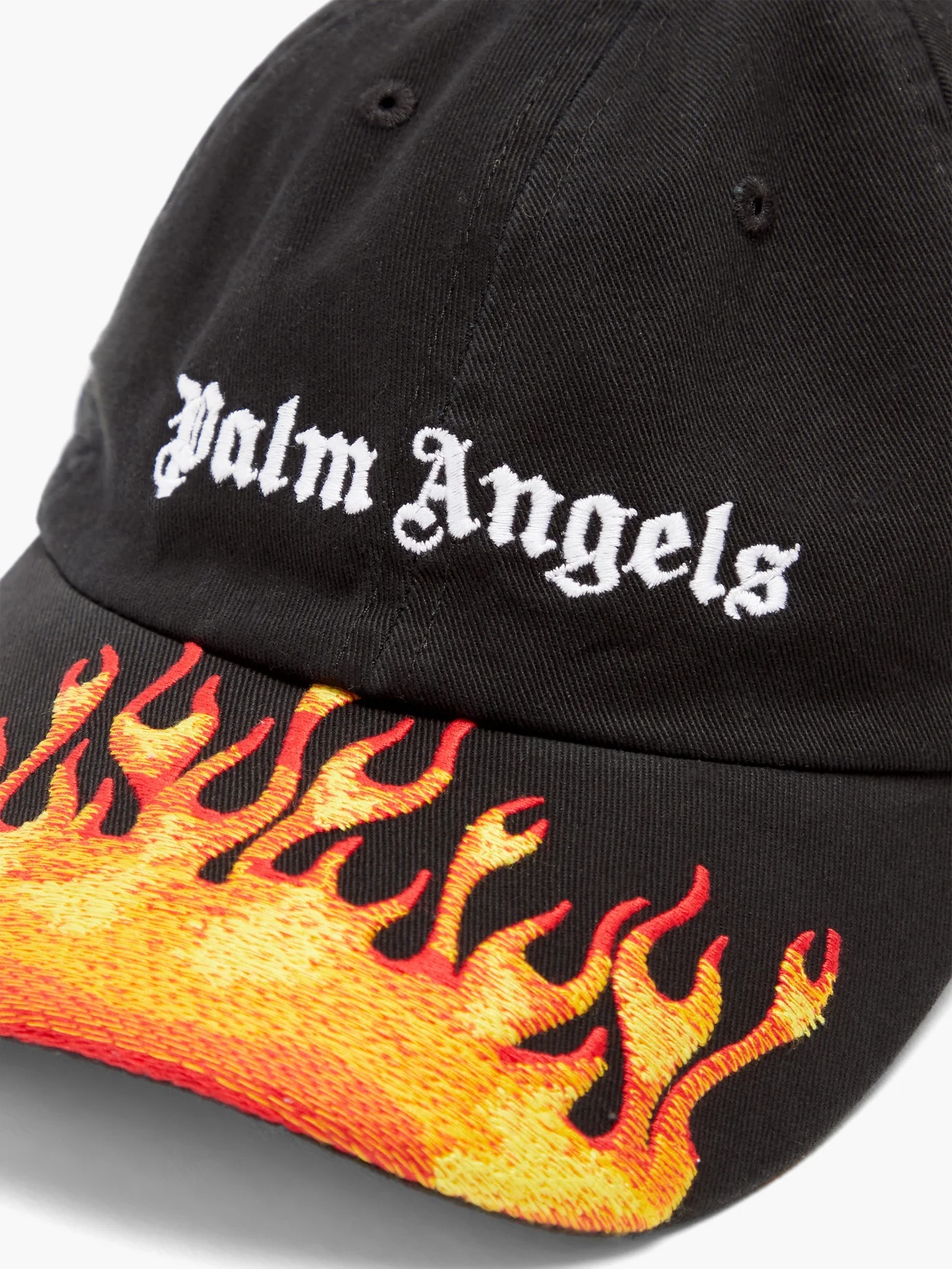 Burning Flames logo-embroidered cap - 2