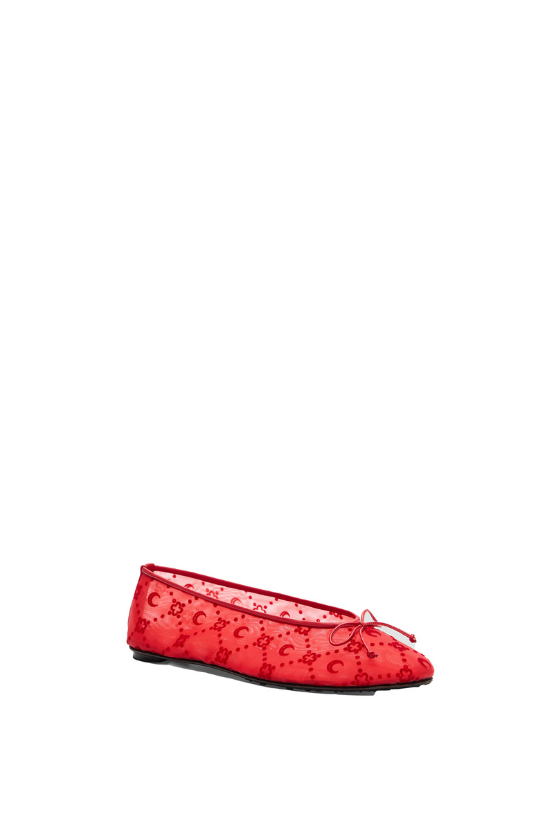Marine Serre MOONOGRAM MESH FLOCK MS BALL outlook