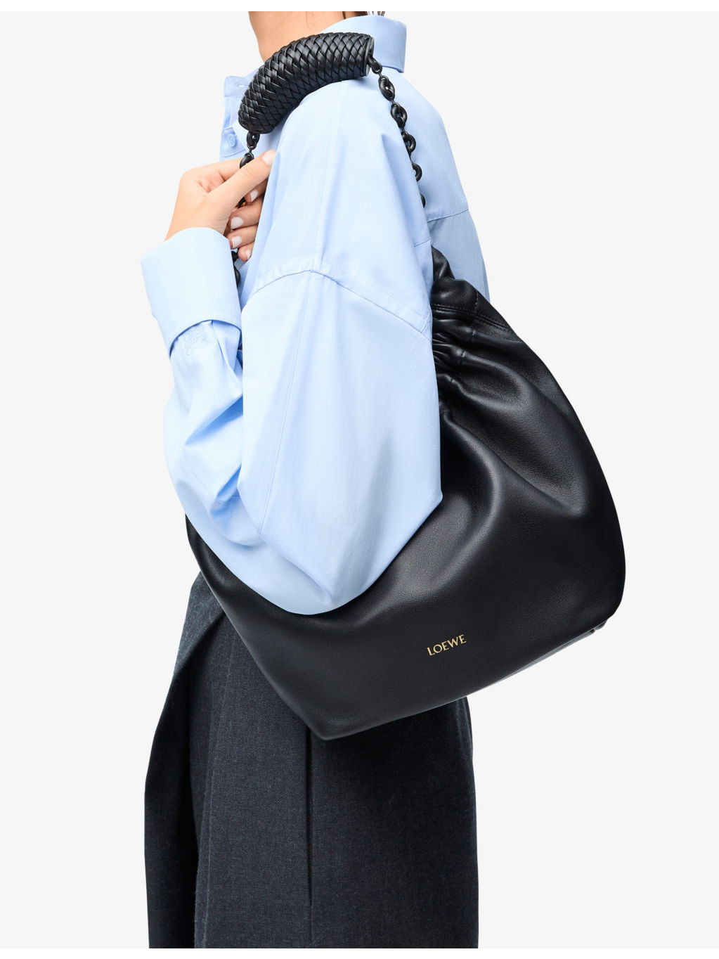 Squeeze mini leather shoulder bag - 2