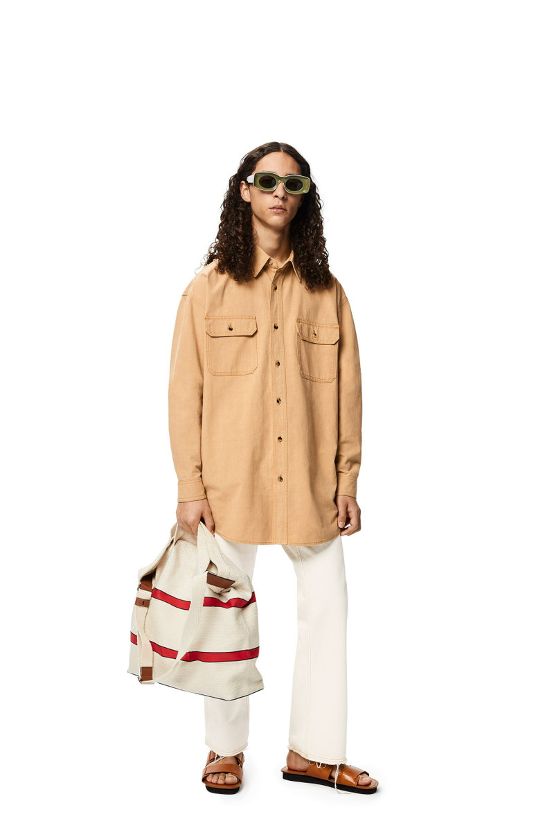 Boot cut trousers in denim 2