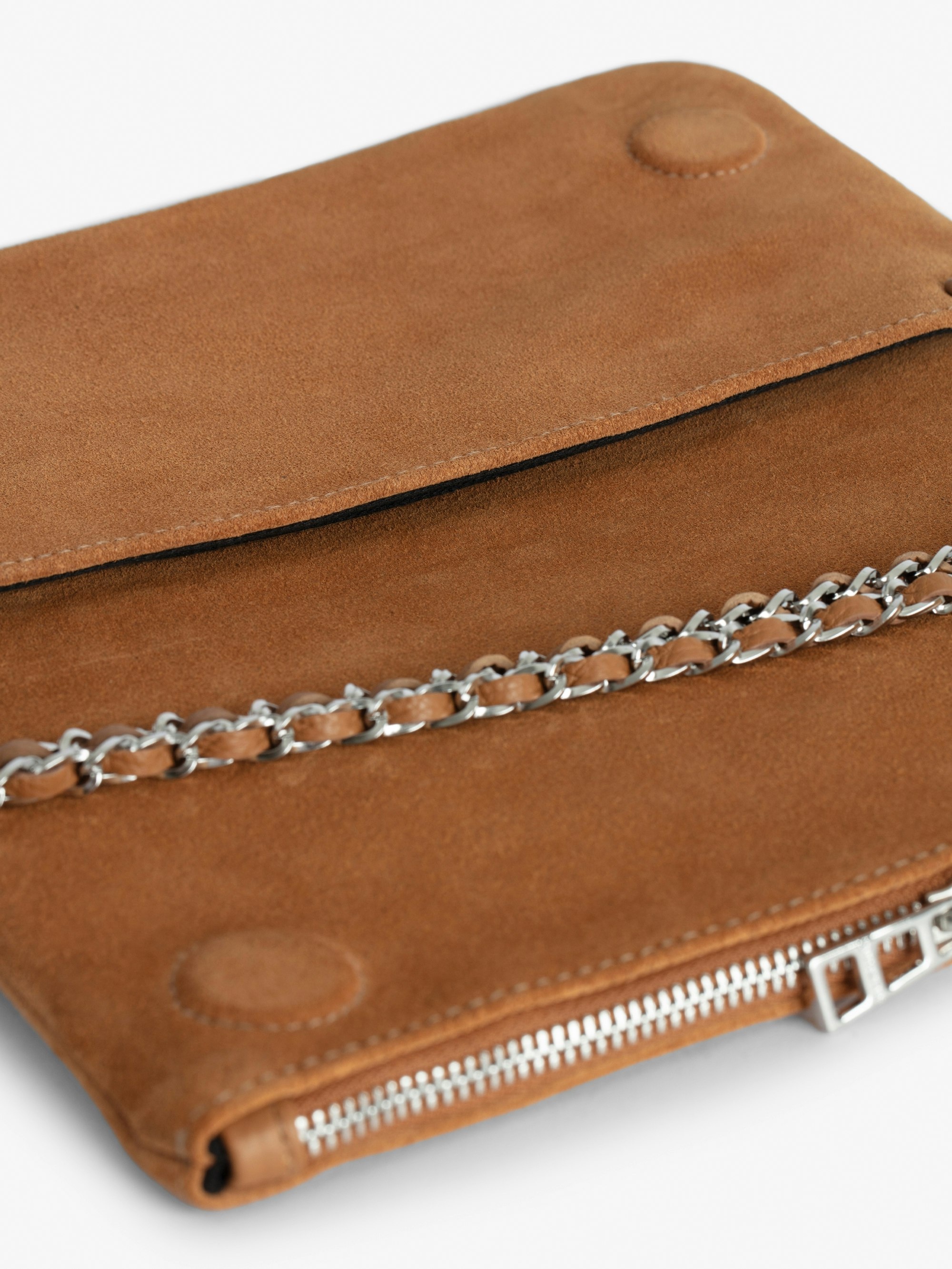 Rock Suede Clutch - 5