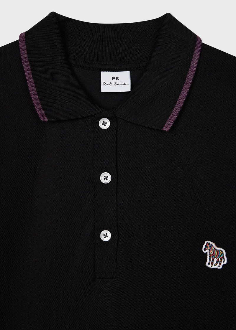 Paul Smith Women's Black Zebra Polo Dress outlook