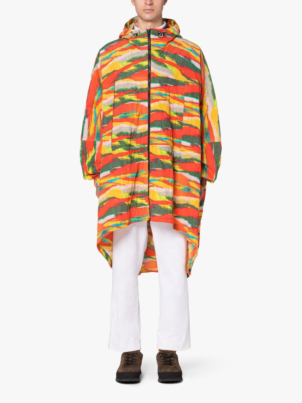 MIST POP CAMO NYLON CAPE - 2