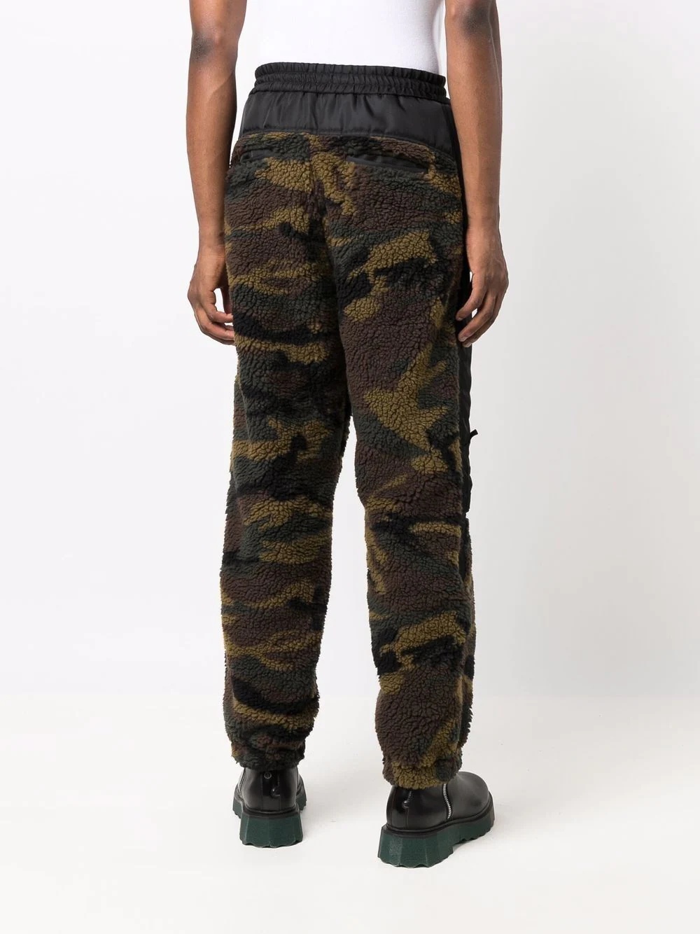 camouflage fleece trousers - 4