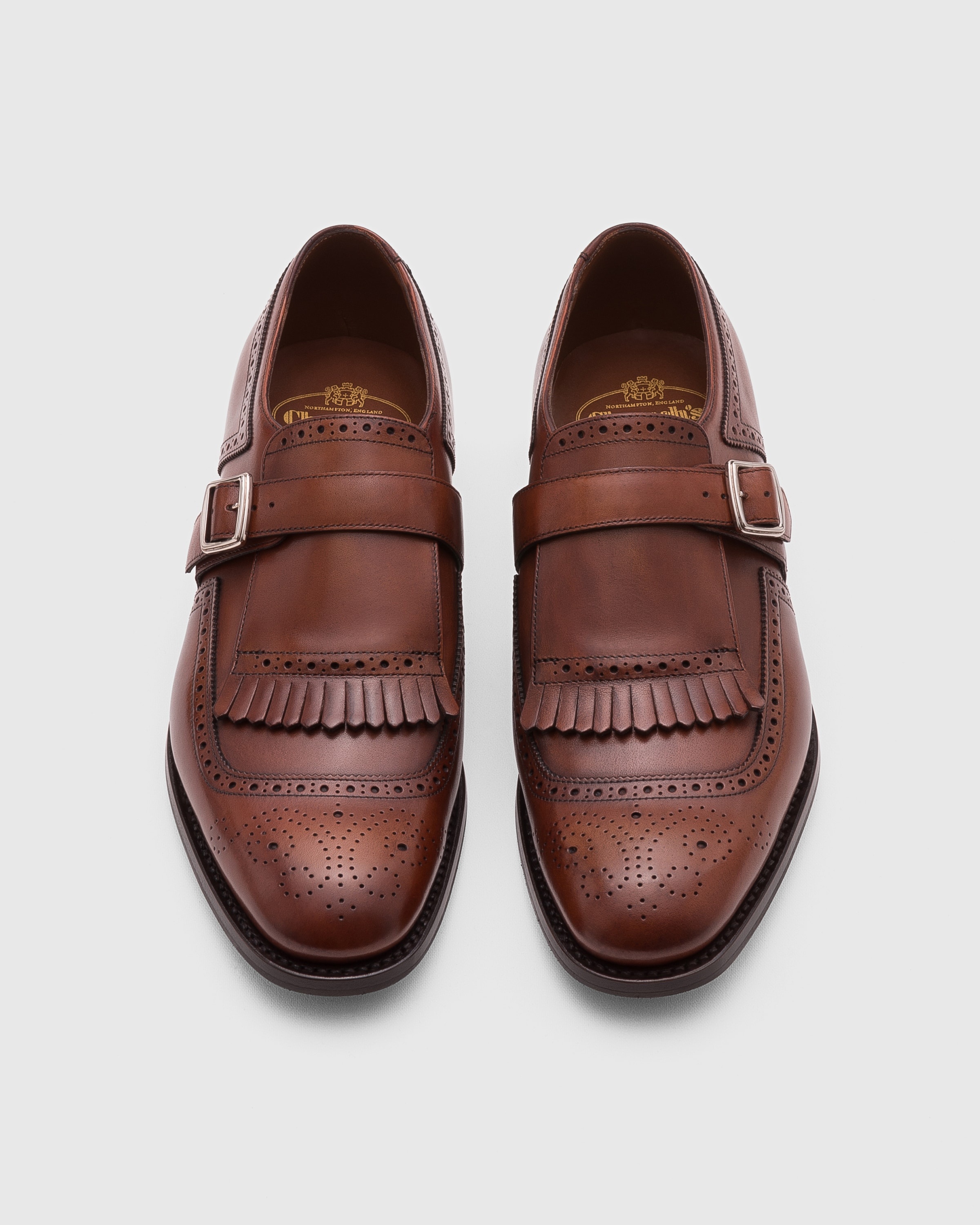 Decò Calf Leather Monk Strap Loafer - 5