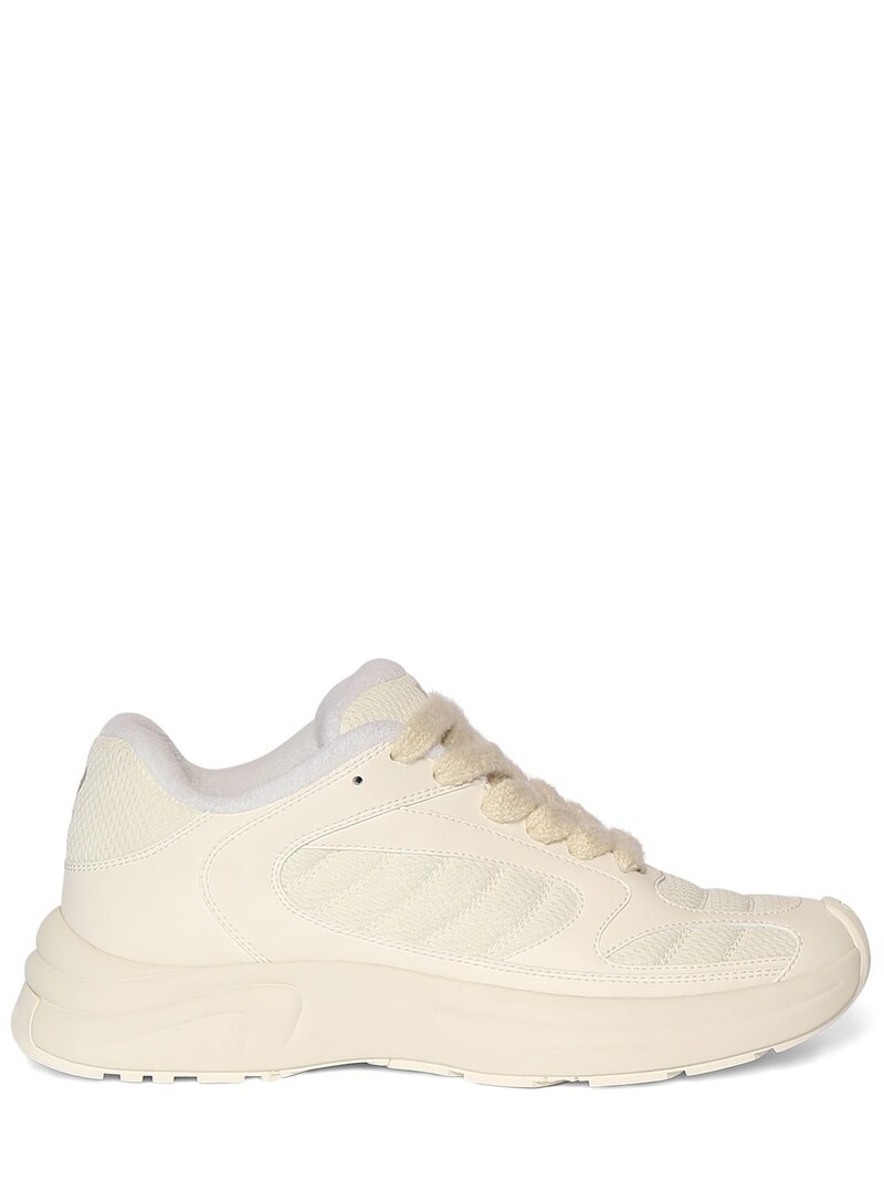 Ami faux leather sneakers - 1