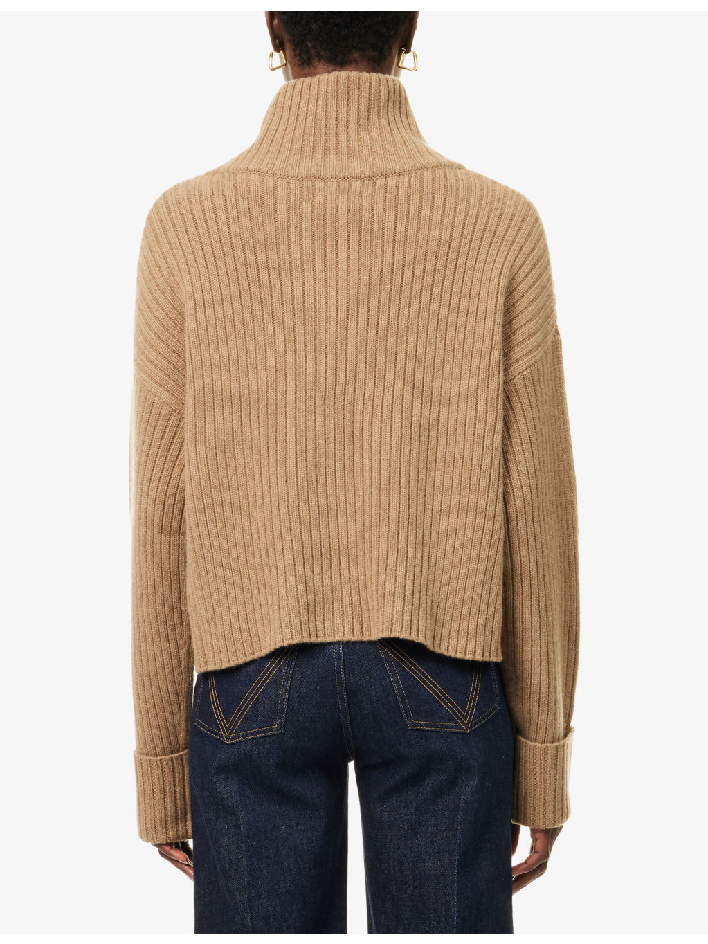 Galway Ribbed Cashmere Jumper - 4