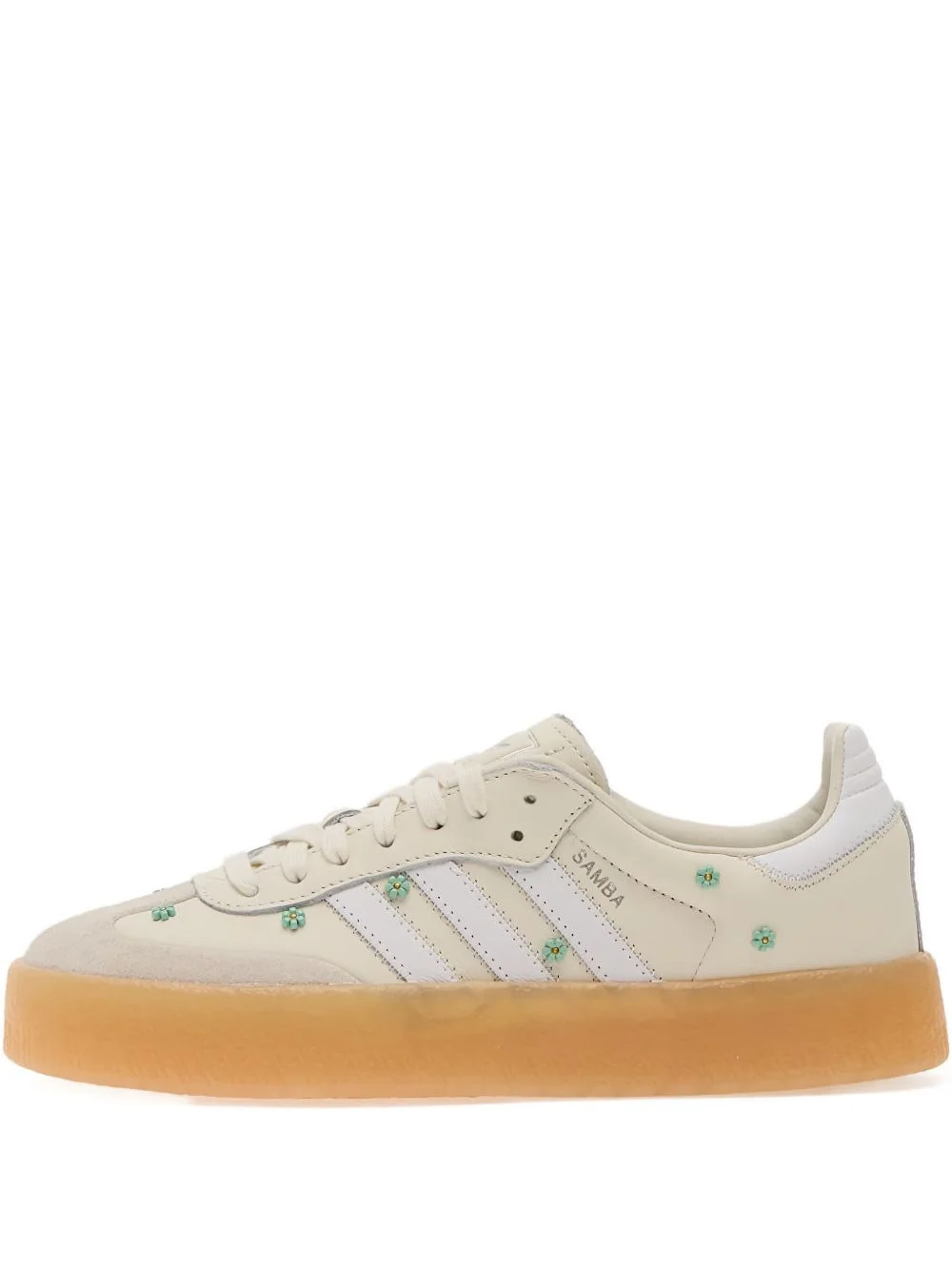 Sambae floral-embellished sneakers - 1