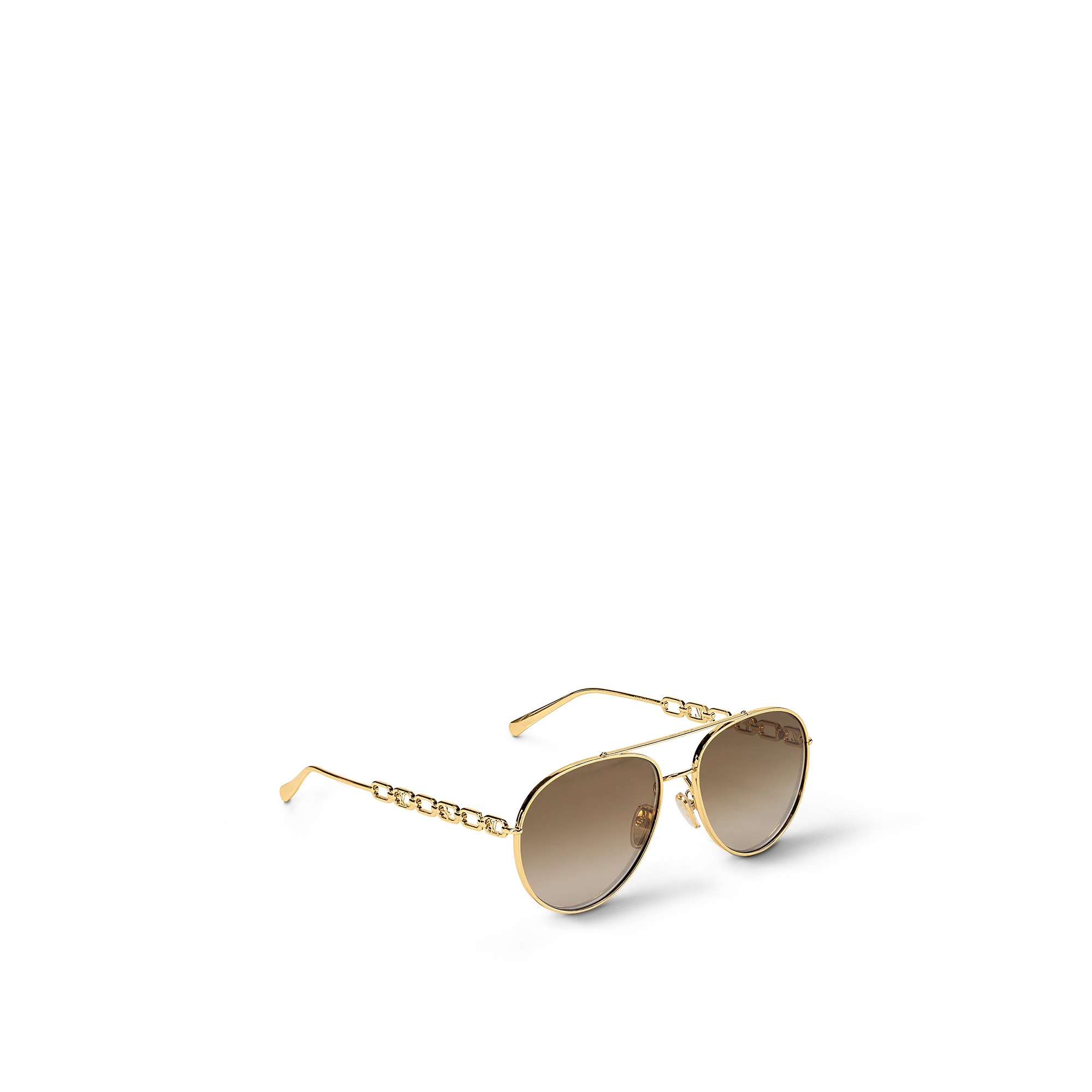 My LV Chain Pilot Sunglasses - 4