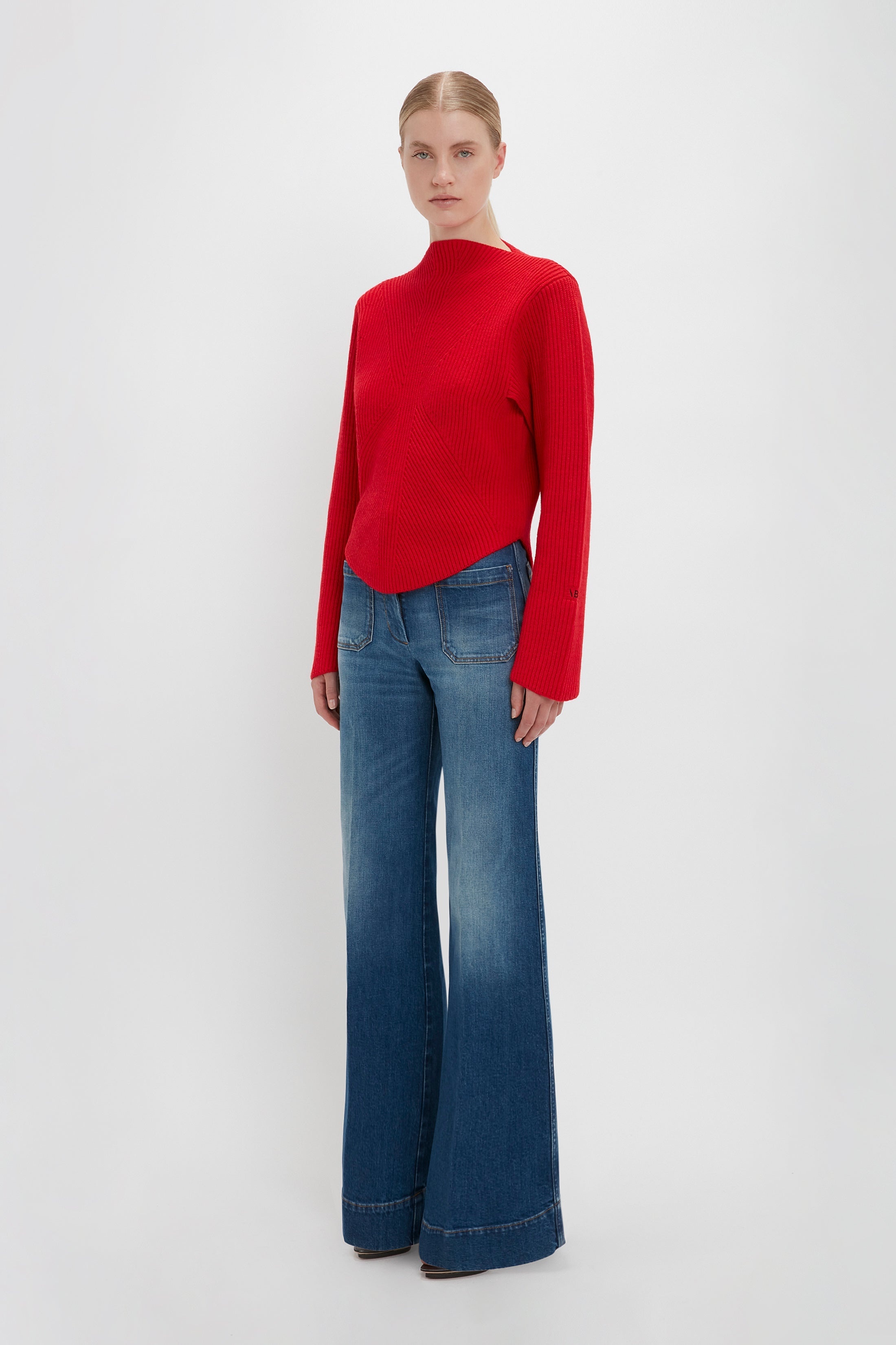 Circle Jumper In Red - 3
