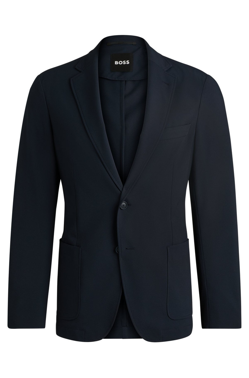 SLIM-FIT JACKET IN WRINKLE-RESISTANT PERFORMANCE-STRETCH FABRIC 1