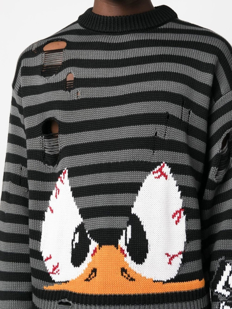 intarsia-knit striped jumper 5