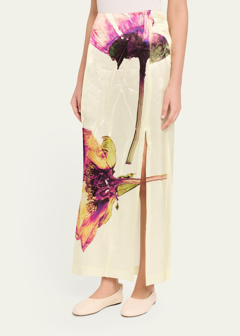 Pressed Flora Printed Skirt 4