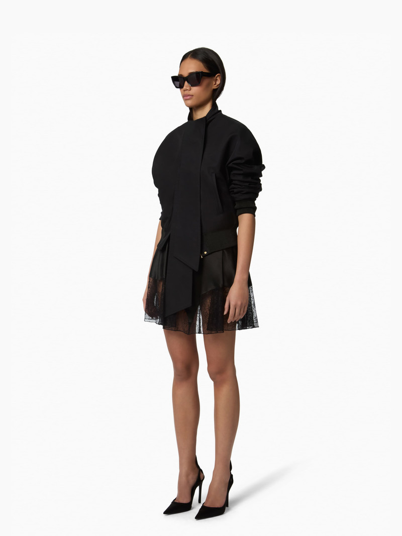 NINA RICCI Ottoman Bomber With Scarf outlook