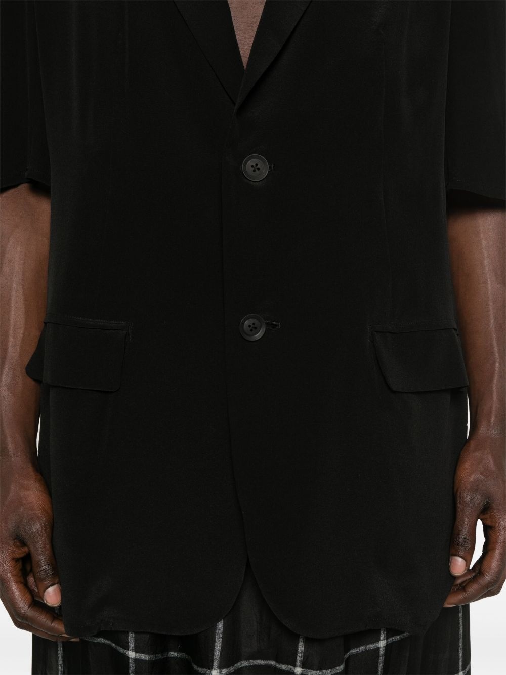 silk blazer - 5