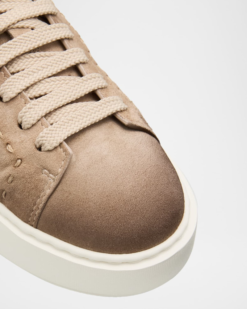 Clean Icon Suede Low-Top Sneakers 3