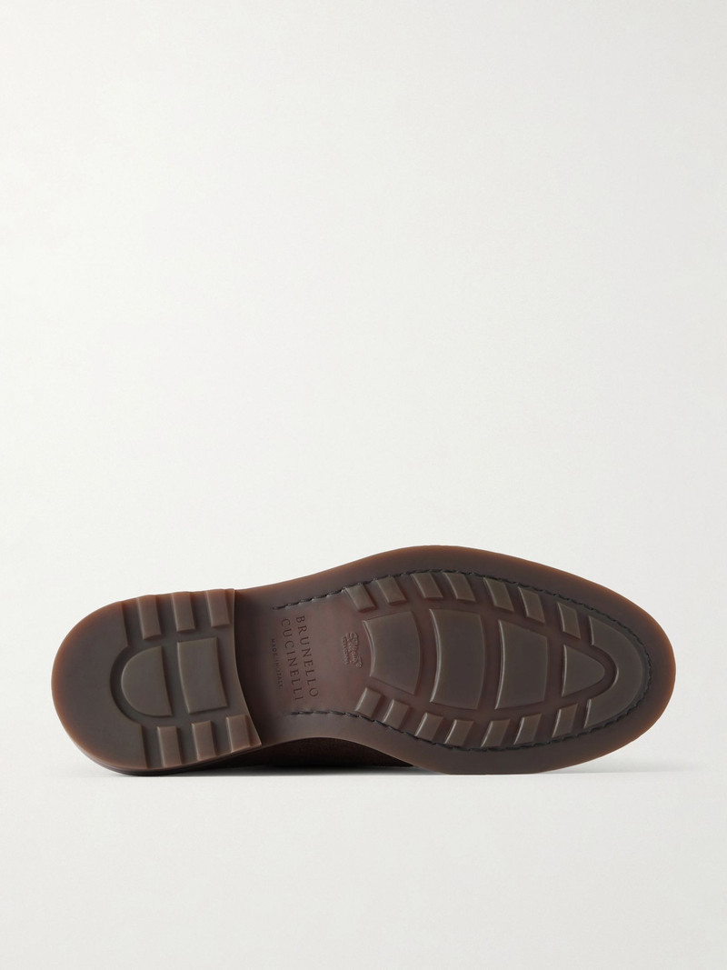 Brunello Cucinelli Suede Derby Shoes Unknown outlook
