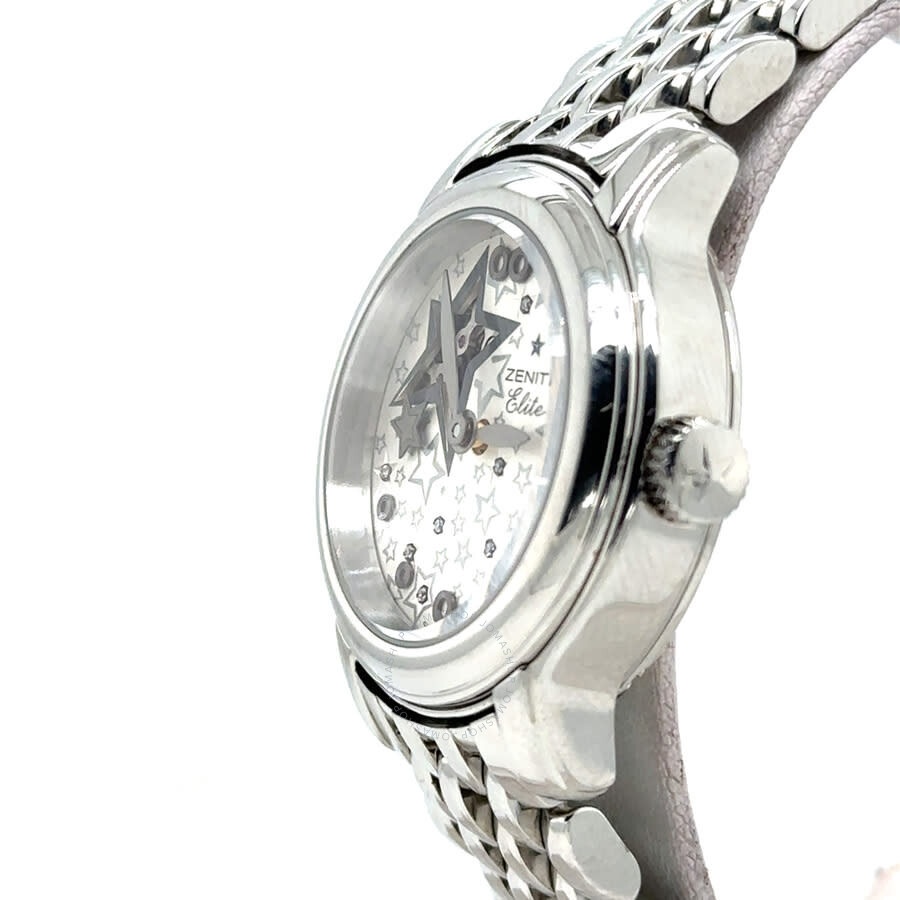 Pre-owned Zenith Baby Star Silver-tone Dial Ladies Watch 16.1221.68/01.M1220 - 4