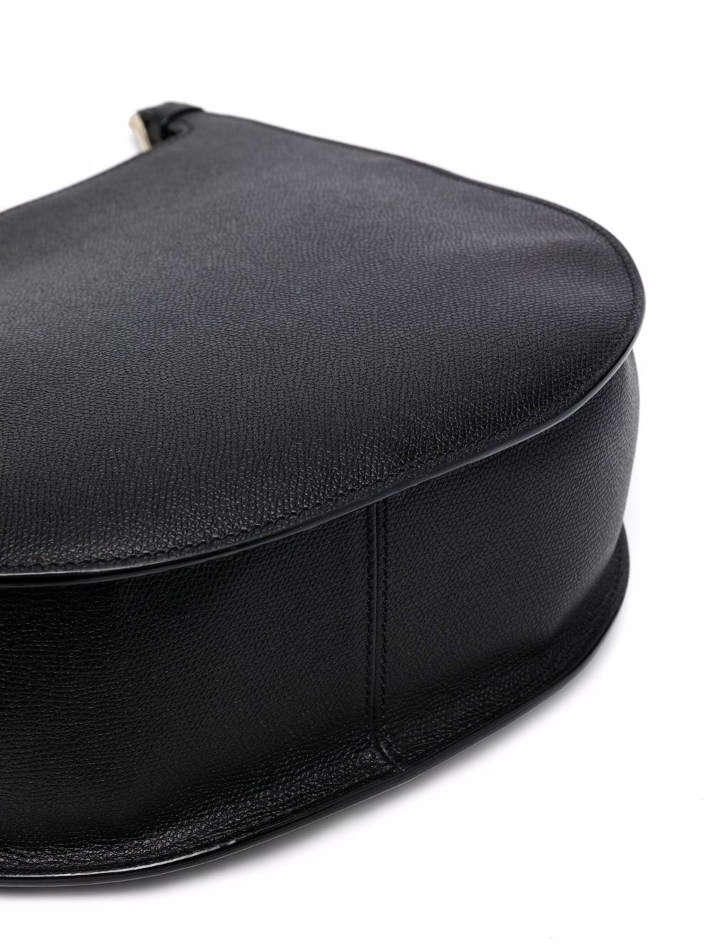rounded leather crossbody bag - 5