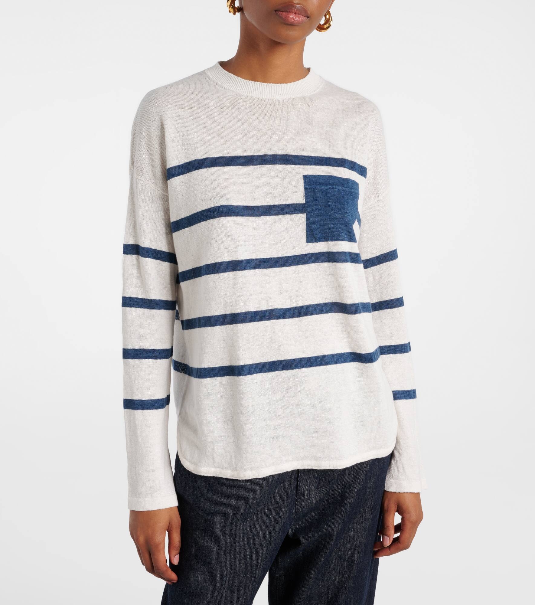 Ombre linen sweater - 6