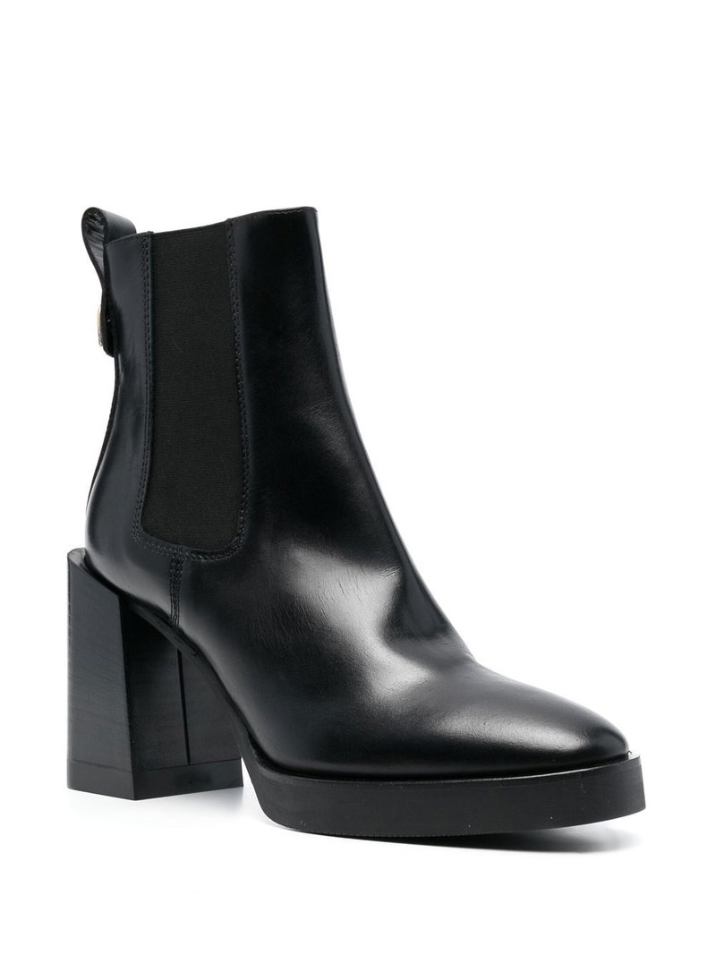 FURLA Greta 90mm leather Chelsea boots outlook