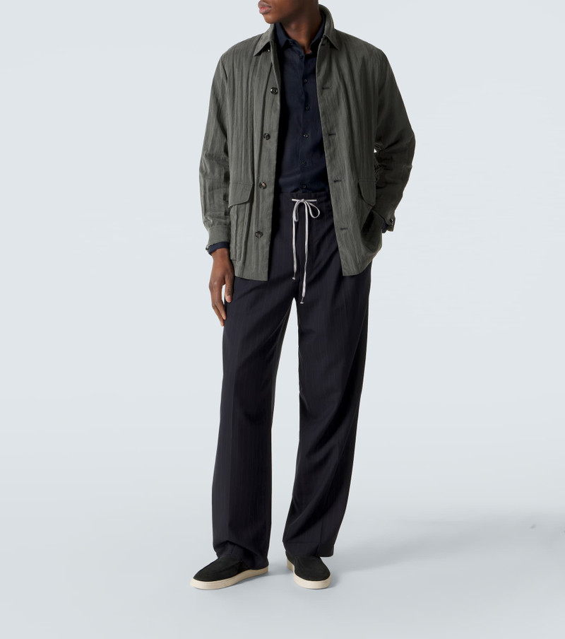 GIORGIO ARMANI Linen shirt outlook