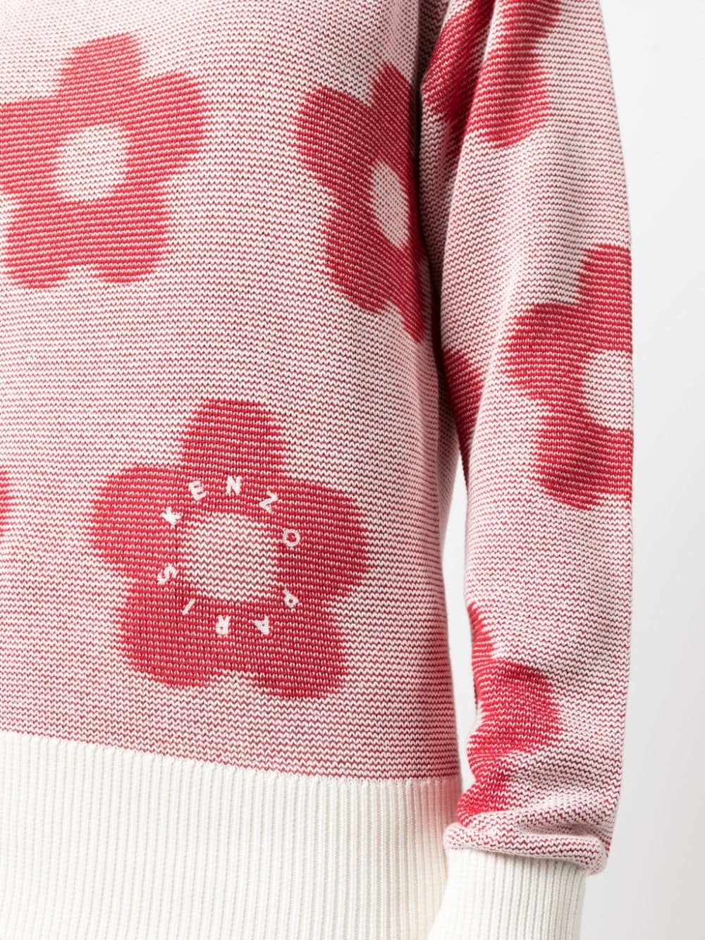 Flower Spot jacquard jumper - 5