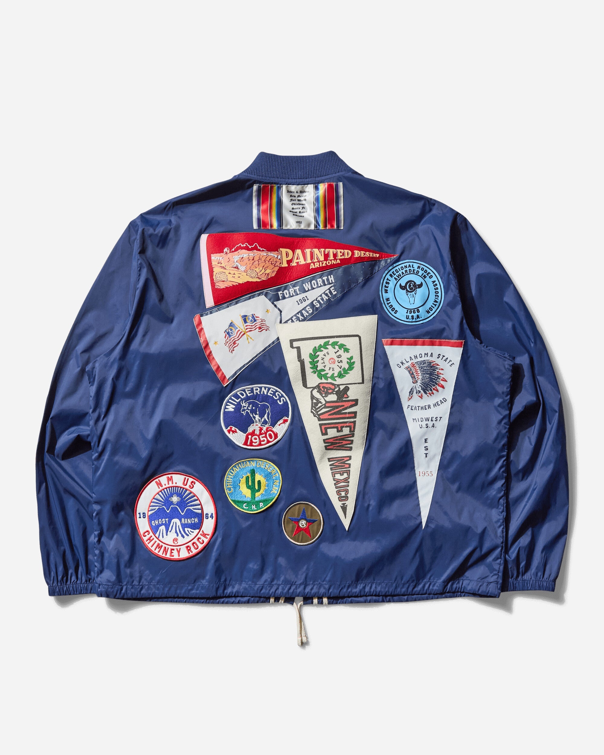 Men's 60’s Souvenir Campus Jacket Blue - 2