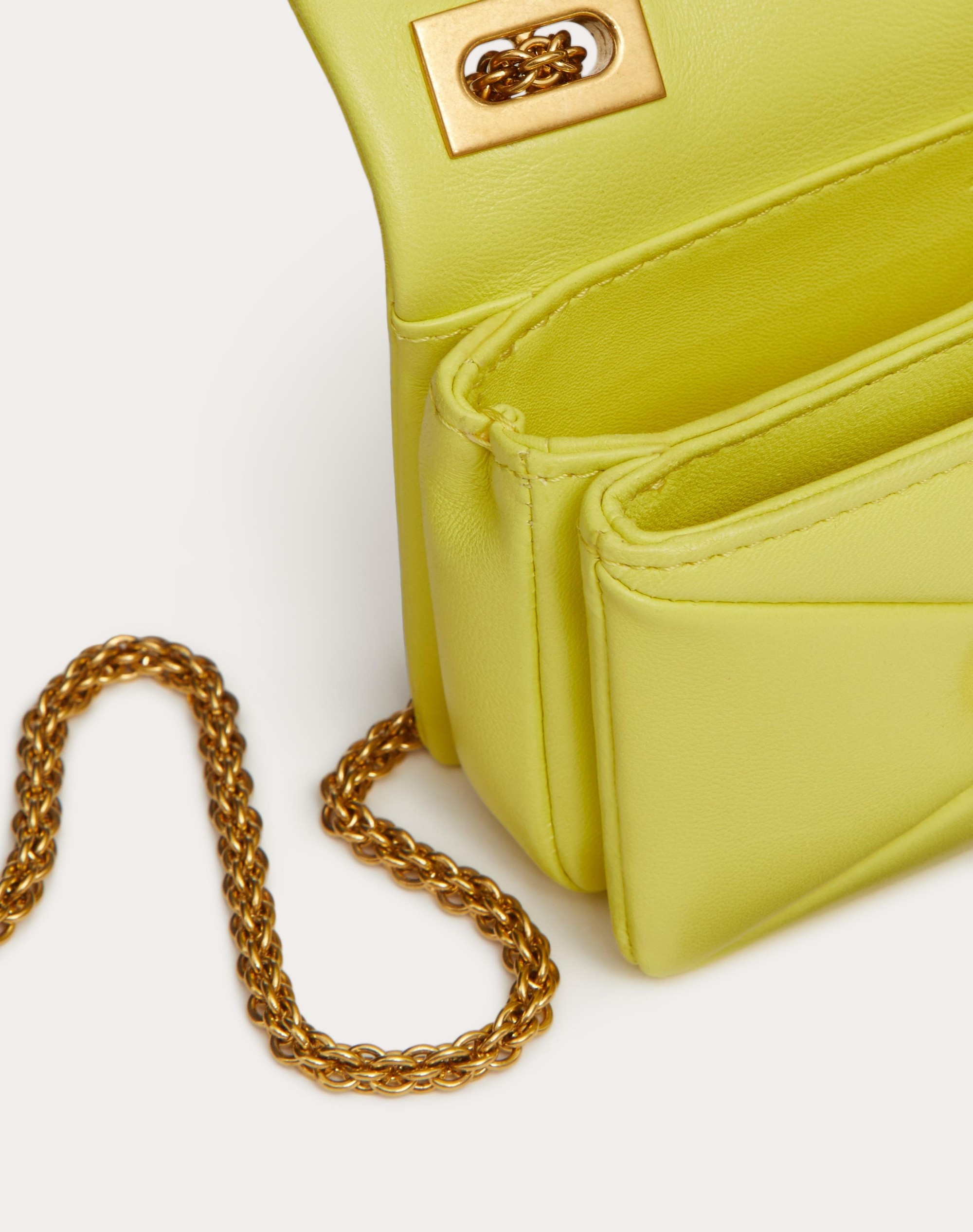 ONE STUD NAPPA MICRO BAG WITH CHAIN - 6