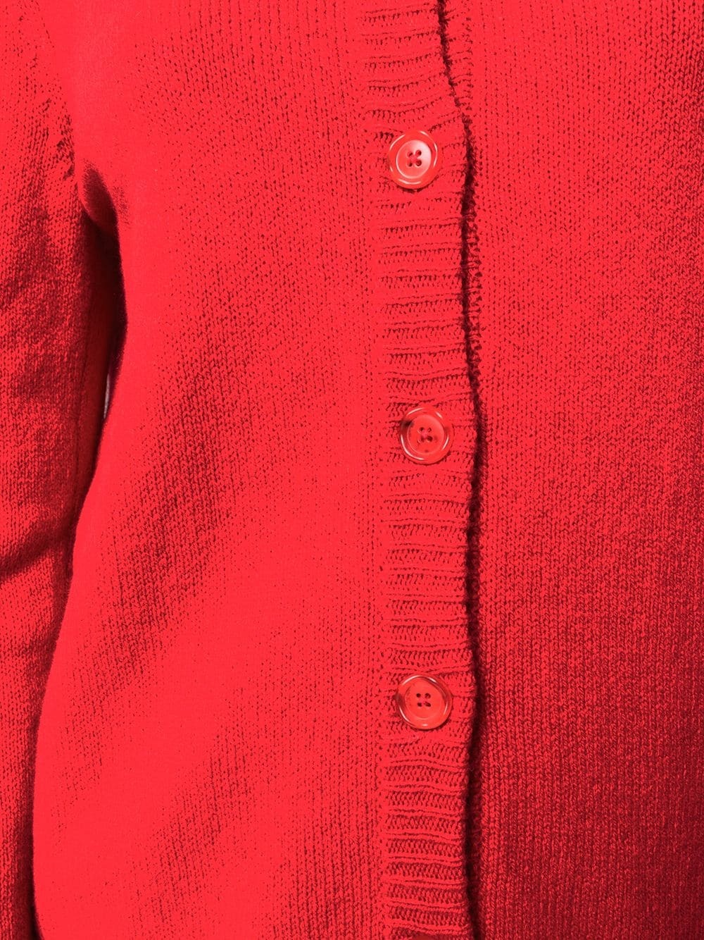 ribbed detail cardi-coat - 5