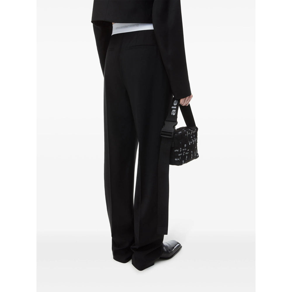 Alexander Wang Black Trousers - High-Waisted Trousers Women - 5