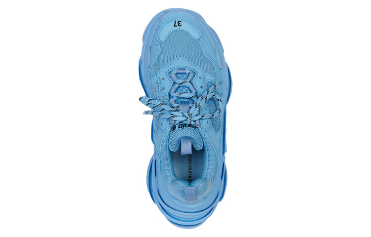 (WMNS) Balenciaga Triple S Sneaker 'Blue' 524039W2FW14800 - 3