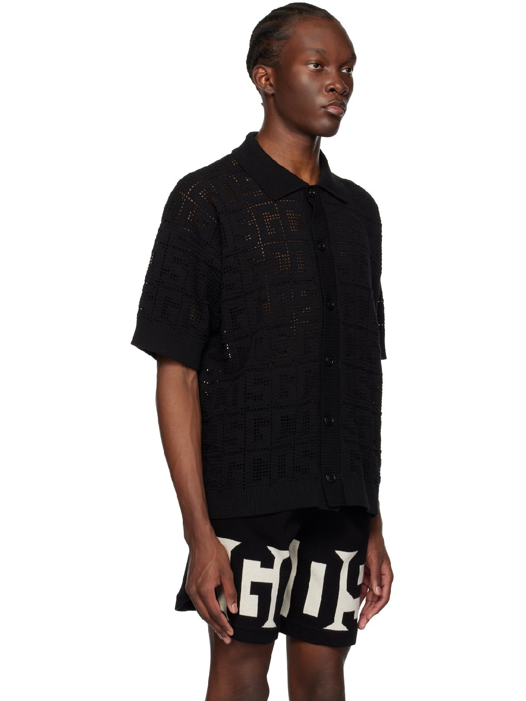 Black Monogram Polo - 2