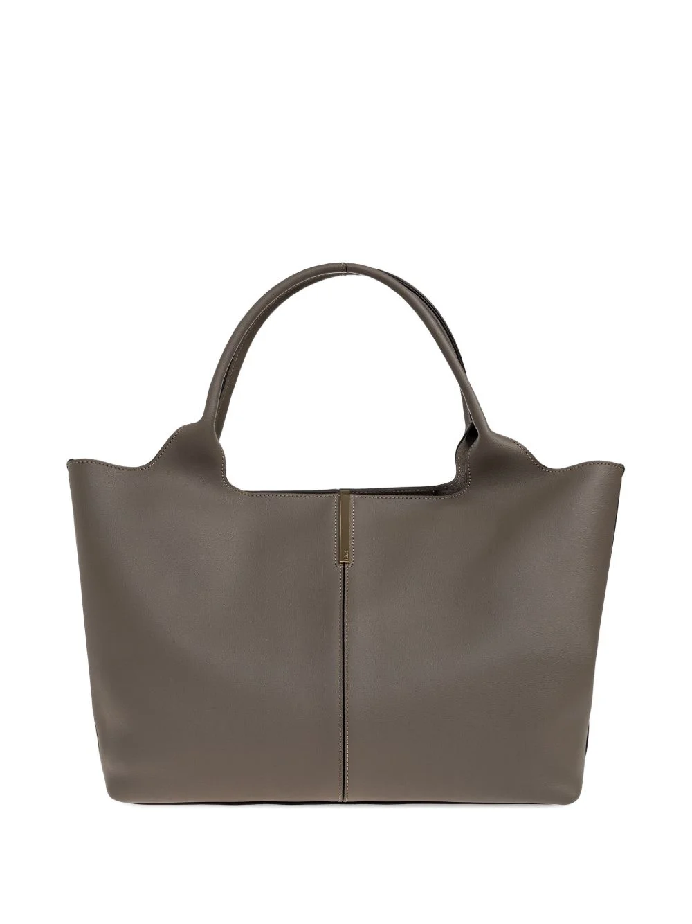 leather shopper bag - 1