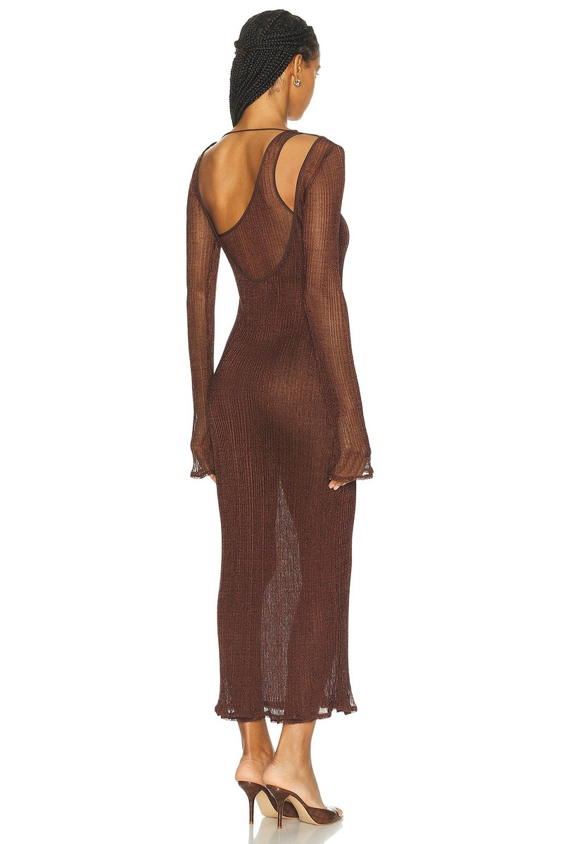 PRISCAVera Double Layer Maxi Dress outlook