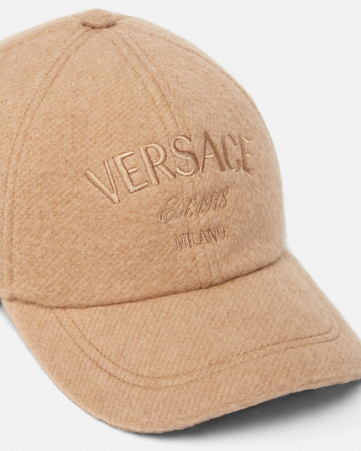 Versace Milano Stamp Wool Baseball Cap - 3