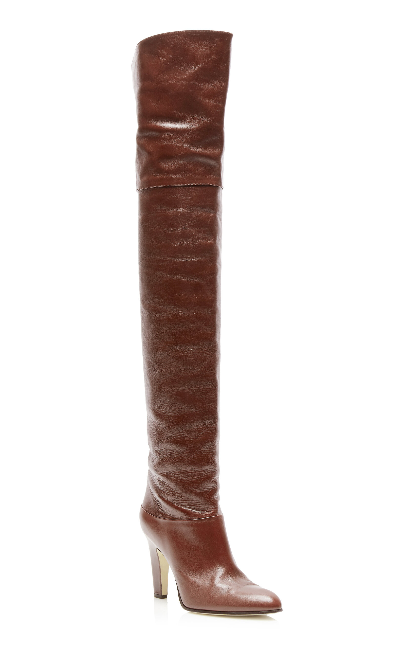 Eve Over-The-Knee Leather Boots brown - 6