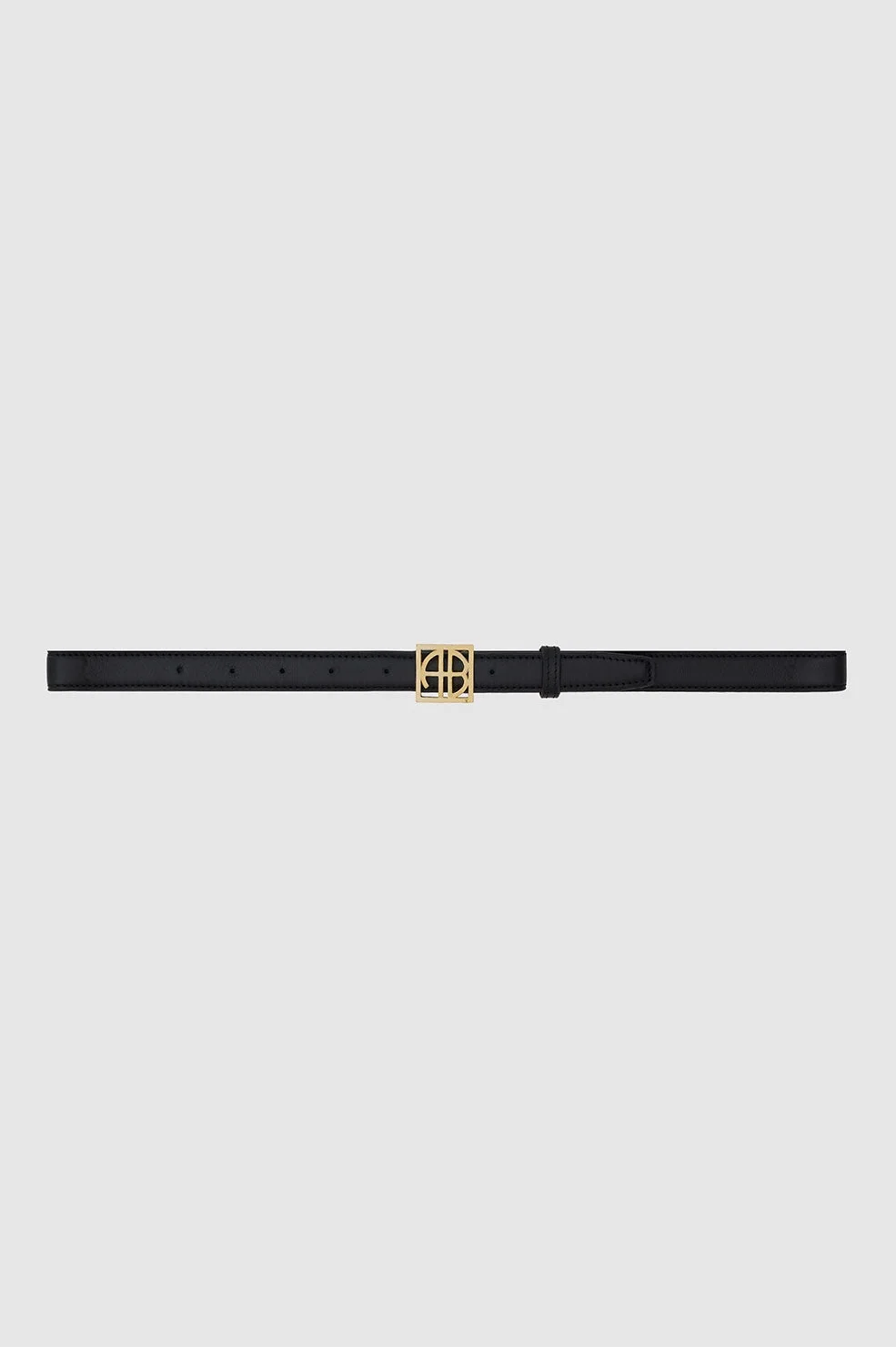 Monogram Belt - Black - 1