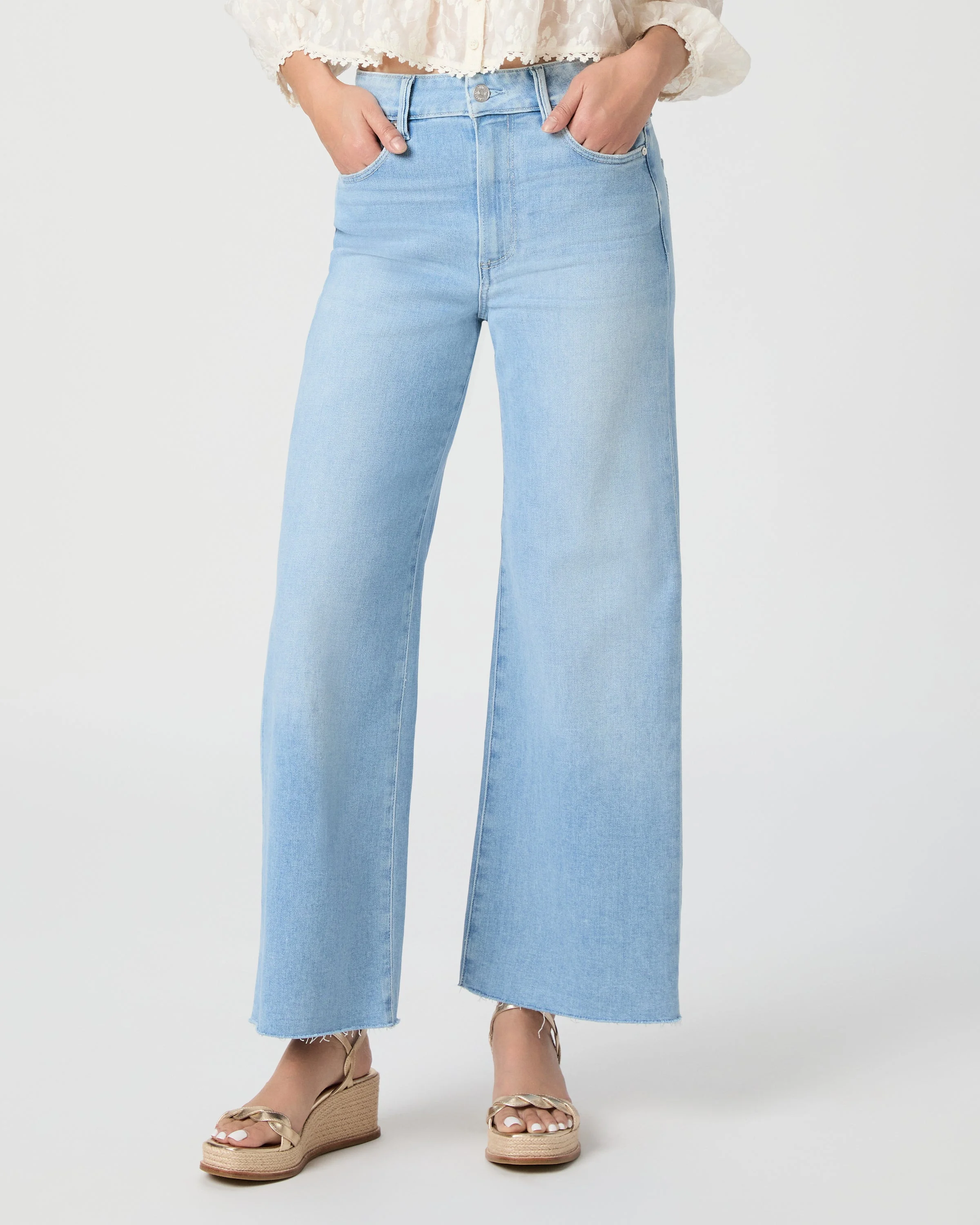 Anessa Petite 28" Wide Leg Jean - 1