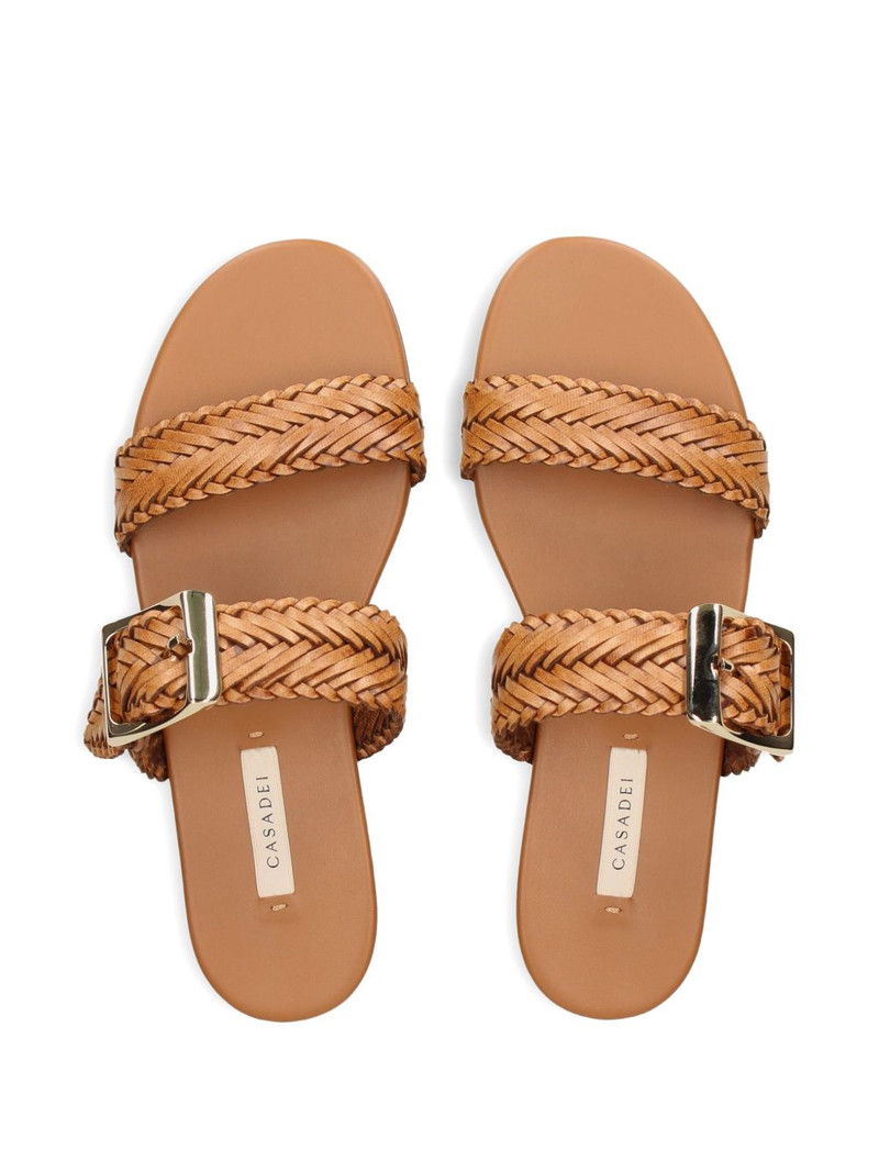 woven buckle-fastening sandals 3