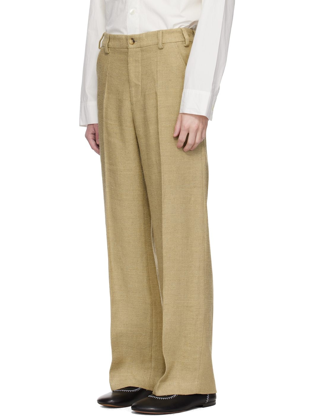 Beige Sailor Trousers - 4