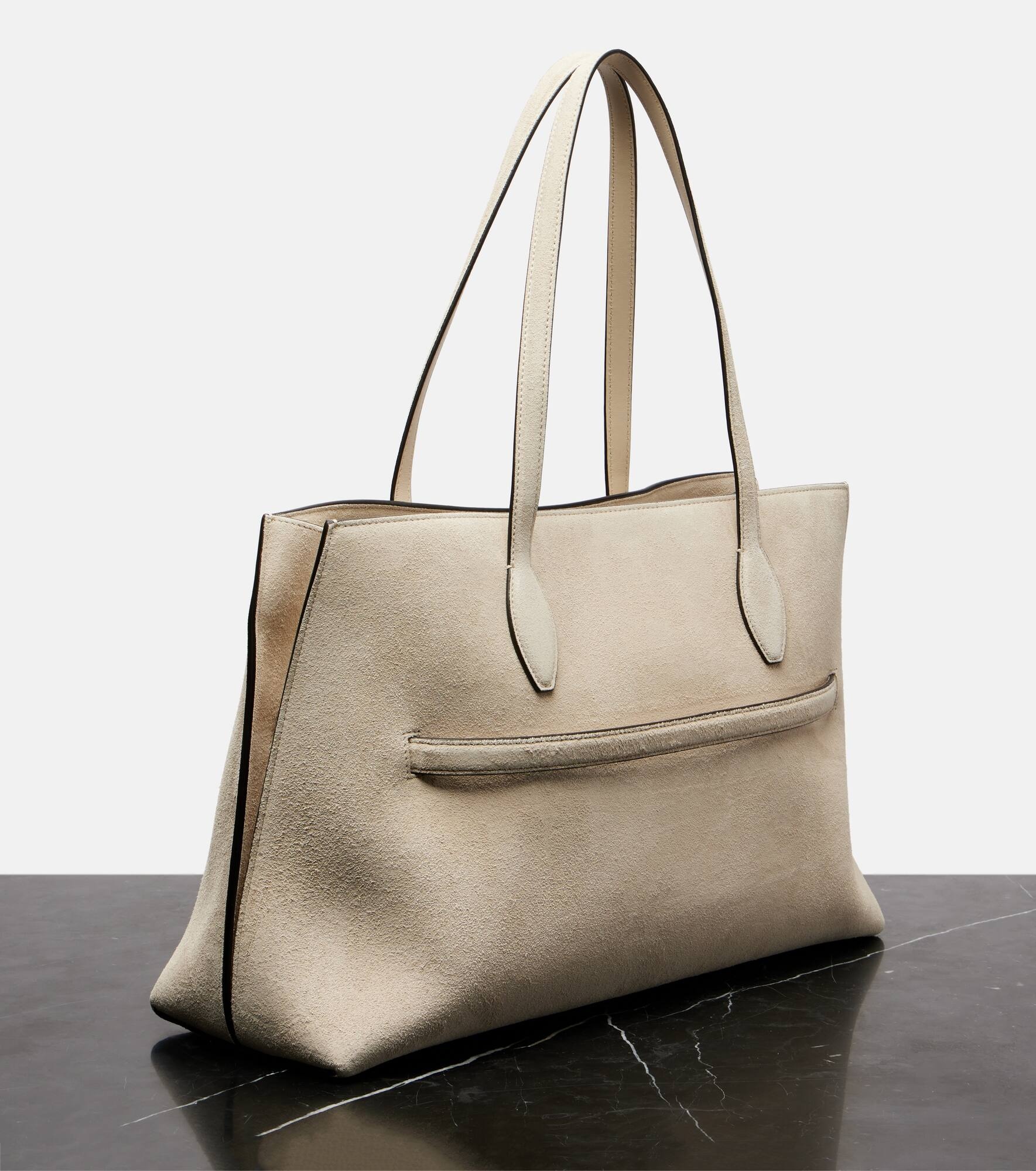 Lounge Large suede tote bag - 4