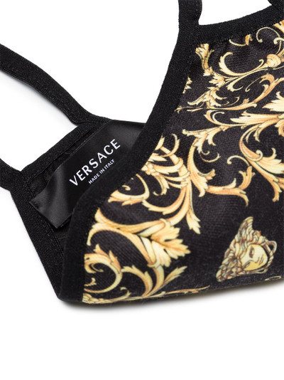 VERSACE Baroque print face mask outlook