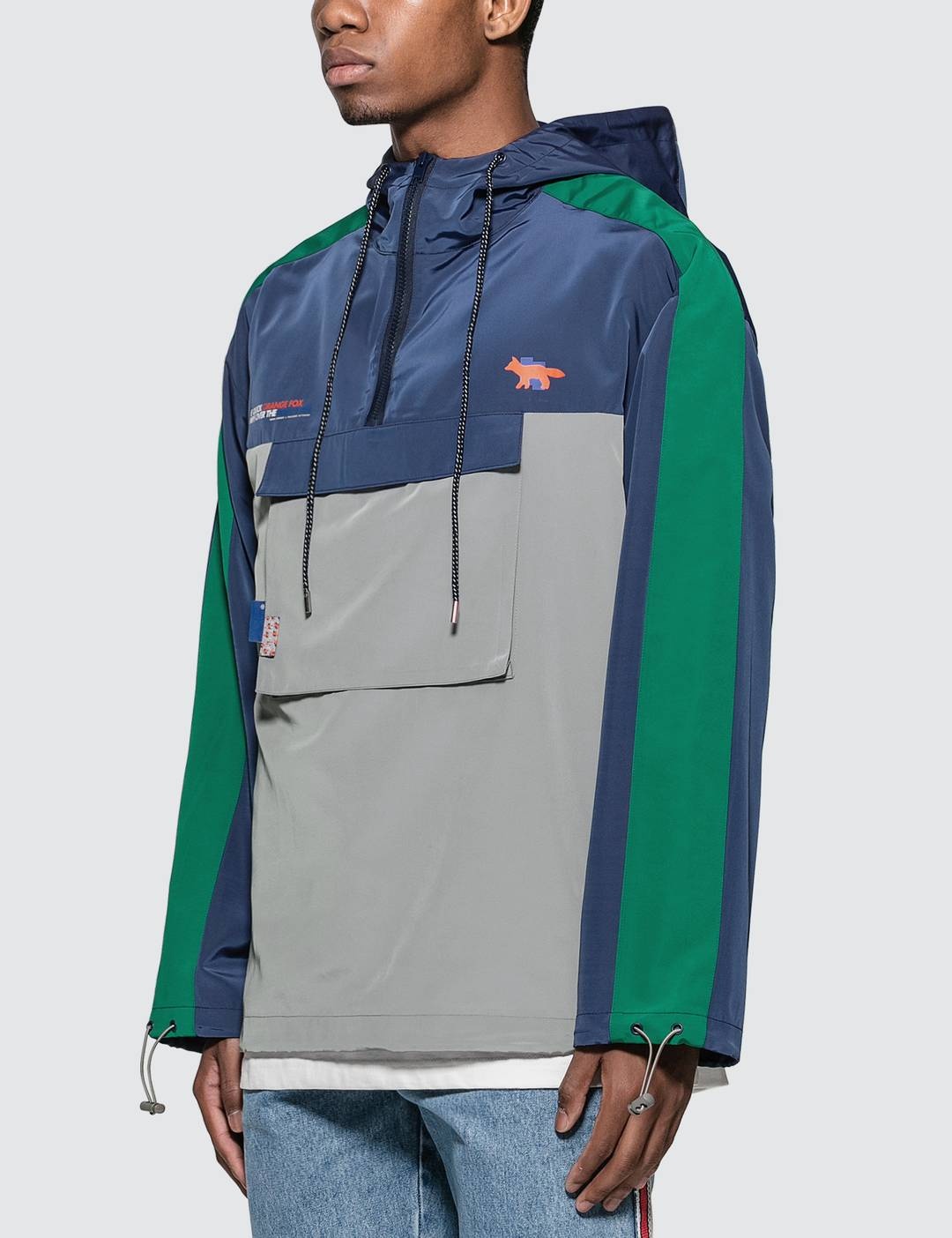 Ader Error x Maison Kitsune Line Zip-up Hoodie - 2