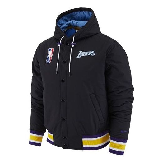 Nike Los Angeles Lakers Casual Sports Hooded Jacket Black DB1989-010 - 1