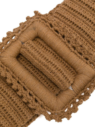 MSGM crochet knit belt outlook